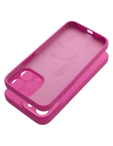 Coque SILICONE 2mm pour IPHONE 15 Pro Max rose
