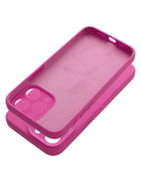 Coque SILICONE 2mm pour IPHONE 15 Pro Max rose