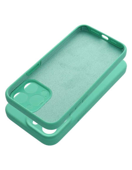 Coque SILICONE 2mm pour IPHONE 15 Pro Maxt menthe