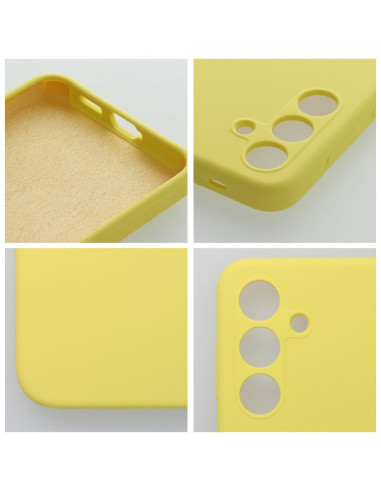 Coque en SILICONE 2mm pour SAMSUNG A05S jaune