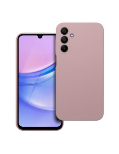 Coque en SILICONE 2mm pour SAMSUNG A15 5G / A15 4G rose poudré