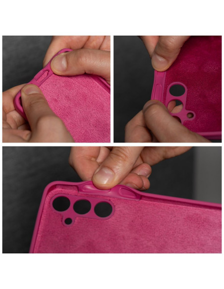 Coque en SILICONE 2mm pour SAMSUNG A25 5G rose