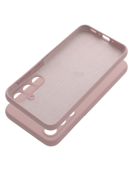 Coque en SILICONE 2mm pour SAMSUNG A35 5G rose poudré