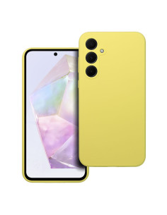 Coque en SILICONE 2mm pour SAMSUNG A35 5G jaune