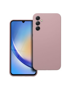 Coque en SILICONE 2mm pour SAMSUNG A34 5G rose poudré