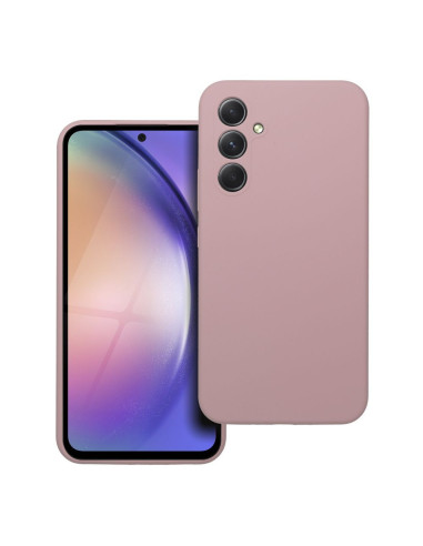 Coque en SILICONE 2mm pour SAMSUNG A54 5G rose poudré
