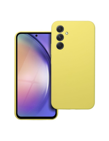 Coque en SILICONE 2mm pour SAMSUNG A54 5G jaune