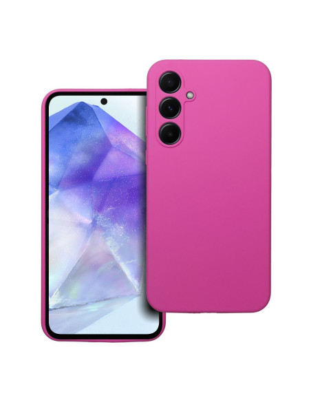 Coque en SILICONE 2mm pour SAMSUNG A55 5G rose