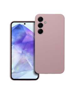 Coque en SILICONE 2mm pour SAMSUNG A55 5G rose poudré