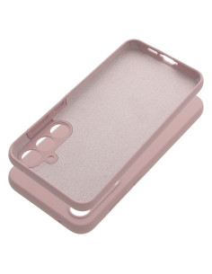 Coque en SILICONE 2mm pour SAMSUNG A55 5G rose poudré 2