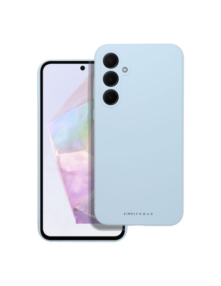 Roar Cloud-Skin Case - pour Samsung Galaxy A35 5G Bleu Clair