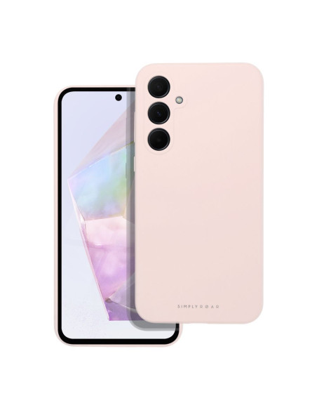 Roar Cloud-Skin Case - pour Samsung Galaxy A35 5G Rose clair