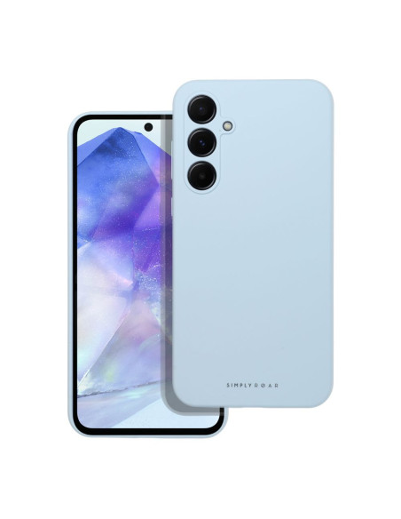 Roar Cloud-Skin Case - pour Samsung Galaxy A55 5G Bleu Clair