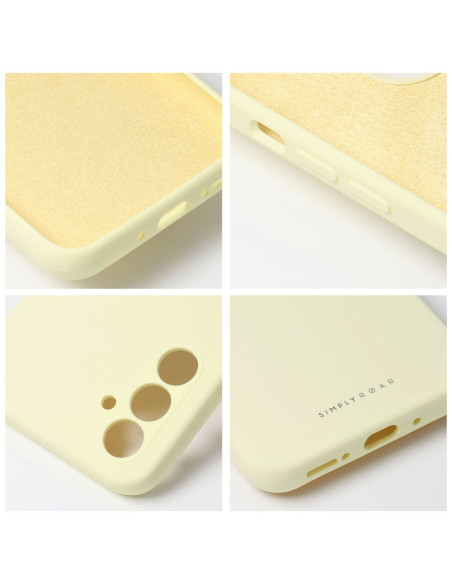 Roar Cloud-Skin Case - pour Samsung Galaxy A05s Jaune clair