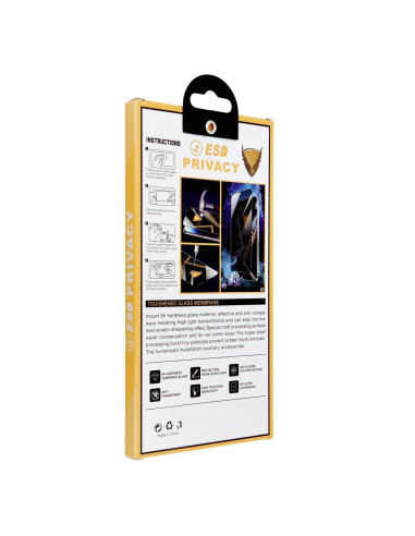 OG Premium Verre trempé - pour Iphone 15 noir