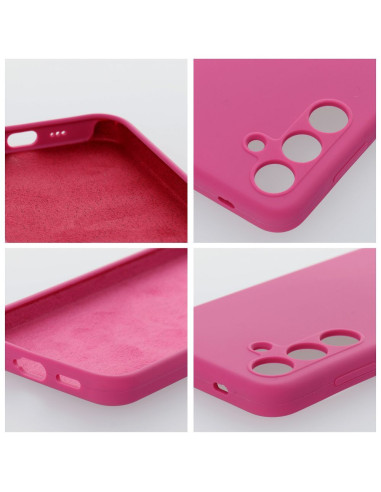 Coque en SILICONE 2mm pour SAMSUNG S24 rose