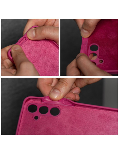 Coque en SILICONE 2mm pour SAMSUNG S24 rose
