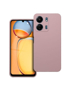 Coque en SILICONE 2mm pour XIAOMI REDMI 13C rose poudré