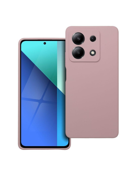 Coque en SILICONE 2mm pour XIAOMI REDMI NOTE 13 5G rose poudré