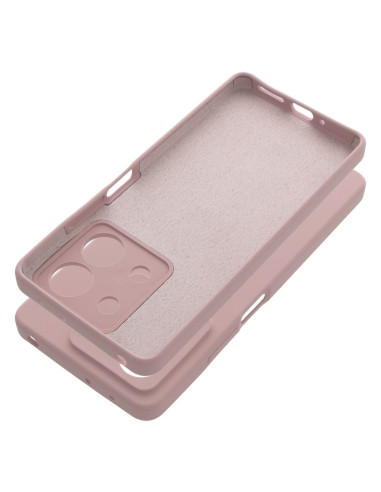 Coque en SILICONE 2mm pour XIAOMI REDMI NOTE 13 5G rose poudré