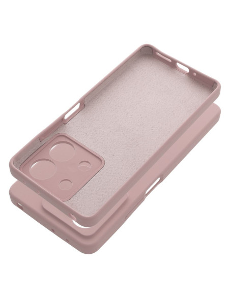 Coque en SILICONE 2mm pour XIAOMI REDMI NOTE 13 5G rose poudré