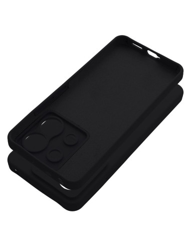 Coque en SILICONE 2mm pour XIAOMI REDMI NOTE 13 Pro 5G noir