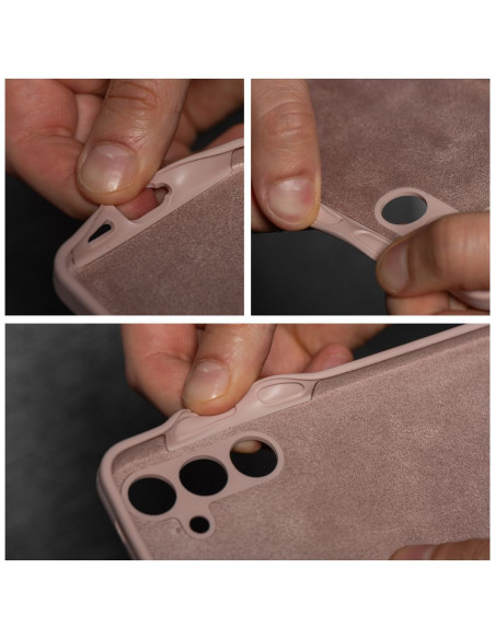 Coque en SILICONE 2mm pour HONOR X7A rose poudré