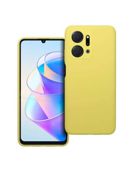 Coque en SILICONE 2mm pour HONOR X7A jaune