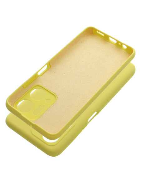 Coque en SILICONE 2mm pour HONOR X7A jaune