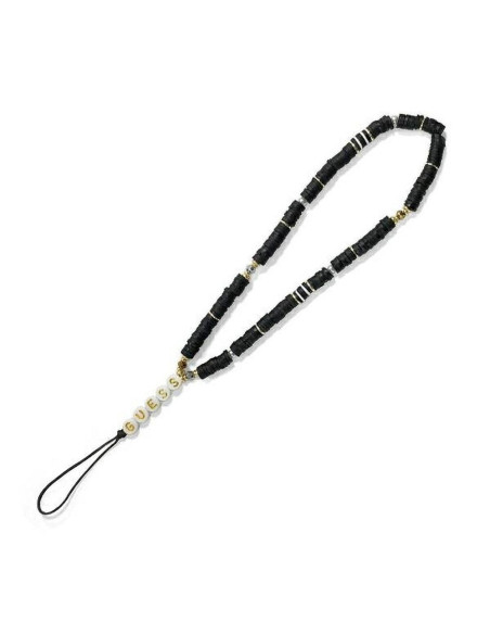GUESS phone strap GUSTPEARK (Heishi Beads) black