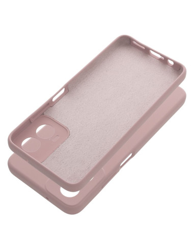 Coque en SILICONE 2mm pour MOTOROLA G34 5G rose poudré
