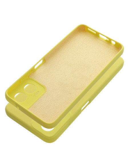 Coque en SILICONE 2mm pour MOTOROLA G34 5G jaune