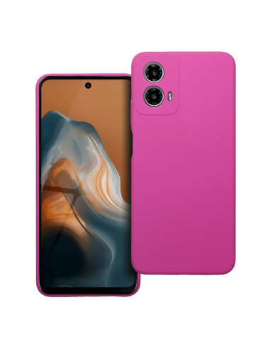 Coque en SILICONE 2mm pour MOTOROLA G34 5G rose