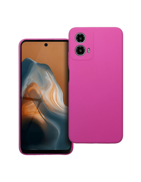 Coque en SILICONE 2mm pour MOTOROLA G34 5G rose