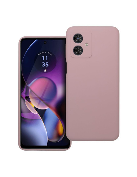 Coque en SILICONE 2mm pour MOTOROLA G54 5G rose poudré