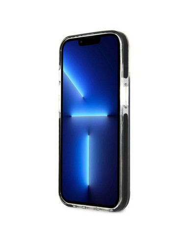 Véritable KARL LAGERFELD Case KLHCP13STPEKCK pour iPhone 13 MINI (K C Bodies / noir)