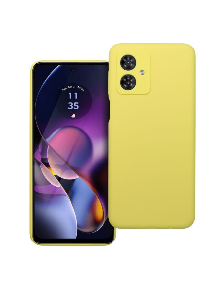 Coque en SILICONE 2mm pour MOTOROLA G54 5G jaune