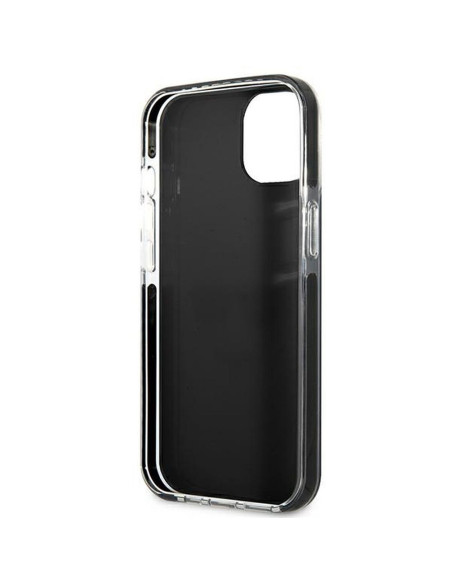 Véritable KARL LAGERFELD Case KLHCP13STPEKCK pour iPhone 13 MINI (K C Bodies / noir)