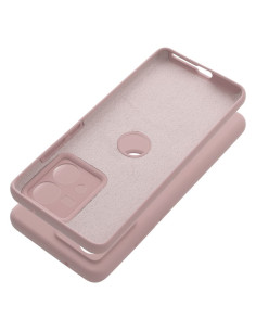 Coque en SILICONE 2mm pour MOTOROLA EDGE 40 Neo rose poudré 2