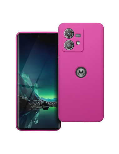 Coque en SILICONE 2mm pour MOTOROLA EDGE 40 Neo rose