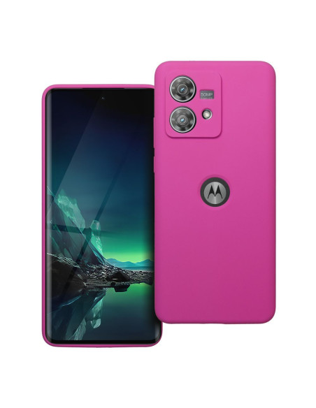 Coque en SILICONE 2mm pour MOTOROLA EDGE 40 Neo rose