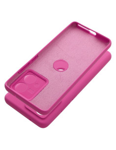 Coque en SILICONE 2mm pour MOTOROLA EDGE 40 Neo rose 2