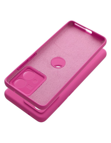 Coque en SILICONE 2mm pour MOTOROLA EDGE 40 Neo rose