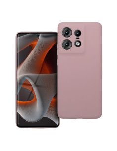 Coque en SILICONE 2mm pour MOTOROLA EDGE 50 Pro rose poudré