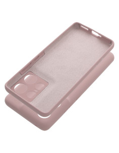Coque en SILICONE 2mm pour MOTOROLA EDGE 50 Pro rose poudré 2
