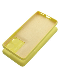 Coque en SILICONE 2mm pour MOTOROLA EDGE 50 Pro jaune 2