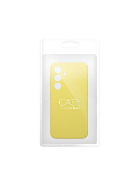 Coque en SILICONE 2mm pour MOTOROLA EDGE 50 Pro jaune