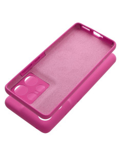 Coque en SILICONE 2mm pour MOTOROLA EDGE 50 Pro rose 2
