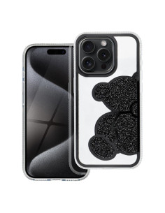 Coque TEDDY BEAR pour IPHONE 15 noir