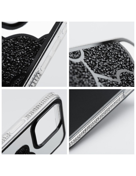 Coque TEDDY BEAR pour IPHONE 15 noir